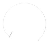 Levemolo Front Load Washing Machine 35cm Washer Retaining Ring Door Boot Spring Ring Silver Steel Wire Leak Prevention Secure Fit Replacement Part for Appliance Repair