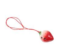 Levemolo Fruit Shaped Ocarina 6-hole Musical Instrument for Children Strawberry Ocarina Great Sound