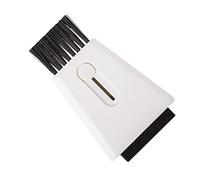 Levemolo Gaping Brush Slot Brush Double-head Window Groove Cleaning Tool Lightweight Multi-purpose White Pp Fiber for Computer Keyboard and Window Track