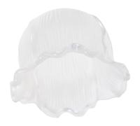 Levemolo Glass Bellflower Scented Table Lamp Shade 150mm Diameter 10mm Bore Glass Lampshade Replacement for Desk Lamps and Ambient Candle Light