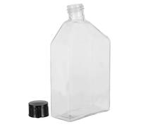 Levemolo Glass Cell Culture Flask with Silicone Stopper and Threaded Cap, 200ml Glass Container for Tissue and Cell Applications, Suitable for Pharmaceutical Development and Bioscience