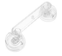 Levemolo Glass Door Handle with Suction Cup for Shower and Bathroom Sliding Doors, Removable Comfort Grip Abs and PVC Material, No-Punching Installation for Kitchen and Home Spaces