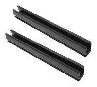 Levemolo Golf Cart Windshield Clips Black Plastic 2 Pcs Weather Stripping Fastener for Golf Buggy Enclosure and Windshield