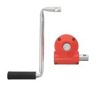 Levemolo Greenhouse Film Roll up Hand Crank Replacement Winch Handle with Turbine Gear 2pcs Set for Manual Plastic Film Lifting and Ventilation Accessories