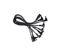 Levemolo Guitar Pedal Power Supply 5 Way Daisy Chain Cable Spring-loaded Jacks Noise Isolation for Guitar Bass Effects