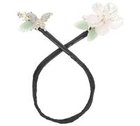 Levemolo Hair Curler Butterfly Rhinestone Bun with Maker Elegant Bow Design Reusable for Face Washing and Shopping Suitable for Moms and Daughters