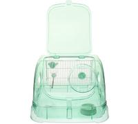 Levemolo Hamster Cage Acrylic Light Green for Little Mice and Small PET Animals Hideout House and Play Space