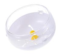 Levemolo Hamster Exercise Wheel Plastic Running Wheel for Gerbils and Hamsters White Easy to Clean Non-slip Anti-bite for Pet Cage Decoration