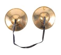 Levemolo Handmade Copper Tingsha Cymbals Bell Set for Yoga Meditation, Small Percussion Instrument with Smooth Finish and Carrying Pouch, Tibetan Singing Bell for Relaxation and Mindfulness