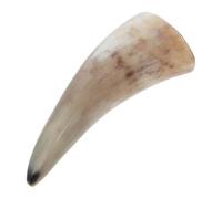 Levemolo Handmade Viking Ox Horn Mug with Unique Artistic Design, Beautiful and Functional Medieval Style Horn Drinking Cup, for Cosplay and Photo Props