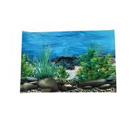 Levemolo HD 3D Self-Adhesive Fish Tank Background Paper 30x42cm Double-Sided Aquarium Decor Mural Underwater Landscape Backdrop for Aquarium Decoration
