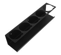 Levemolo Heavy Duty Cast Iron Spray Paint Rack Wall Mount Organizer for Aerosol Can and Spray Bottle Storage, Easy Installation, Space-saving Design, Suitable for Workshop and Home Use