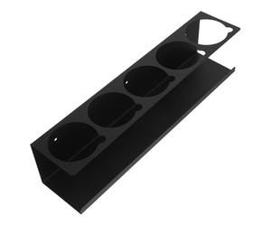 Levemolo Heavy Duty Cast Iron Spray Paint Rack Wall Mount Organizer for Aerosol Can and Spray Bottle Storage, Easy Installation, Space-saving Design, Suitable for Workshop and Home Use