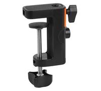 Levemolo Heavy-duty Metal Desk Clamp for Microphone Suspension Boom Arm Adjustable Screw Table Mounting Bracket for Home Office Stable Clamp for Work Surface Bedpost Sideboard Headboard Use