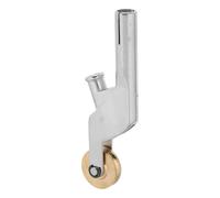 Levemolo Hot Air Welder Replacement Stainless Steel Round Welding Nozzle with Roller for Rapid Plastic Welding and Flooring Projects