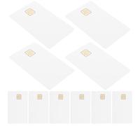 Levemolo Ic Cards High Efficiency and Sturdy Copper White 20pcs with 16k Memory, High-speed Interface Pvc Chip Cards for Access Control System, Suitable for Automotive Applications