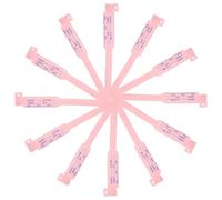 Levemolo Id Wristband Comfortable and Sl esign for Recognition 100pcs Made of Sturdy Pp Synthesized Paper Band Easy to Clean for Wearers in Facilities
