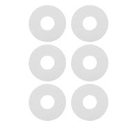 Levemolo Inflatable Boat Valve Gaskets 6pcs PVC Replacement Seals for Kayaks Air Mattresses with Extended Lifespan Function Outdoor Use