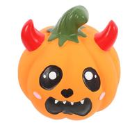 Levemolo Interactive Pumpkin Squeaky Toy for Small Dogs Cats Soft Latex Chew Toy for Teething Playtime Engaging Vegetable Faces for Healthy Chewing Habits