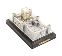 Levemolo Jerusalem Temple Model Resin Sculpture Intricate Carvings for Office Decor and Desktop Use, Symbolizes Jerusalem Culture and Adds Solemnity and Sacredness to Home or Office