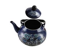 Levemolo Large Capacity Kettle Stovetop Enamel Tea Pot for Camping Tea Serving Pot