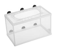 Levemolo Large Fish Net Incubator with Suction Cup for Aquarium Fish Breeding Box Polyester Mesh Separation Tank and Increased Survival Rate