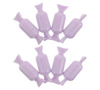 Levemolo Lip Brush Set Balm 8pcs Mini with Independent Cover Silicone Cute round Head Design, Stable for Singlehanded Use Portable and Reusable Applicator for Beginners for Lipstick