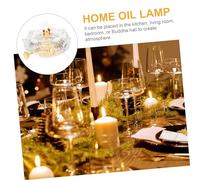 Levemolo Lotus Oil Lamp Burner Replacement Part Retro Crystal Lamp Burner Lightweight Portable Accessory for Vintage Style Home and Emergency Lighting