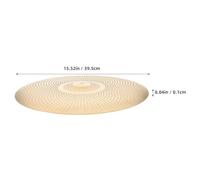 Levemolo Low Volume 16-Inch Gold Practice Cymbal Mute Pad, Drum Silencer for Home, Studio Live Training, Noise Reduction Crash Cymbal for Beginners and Professionals