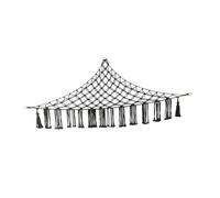 Levemolo Macrame Tassel Stuffed Animal Net Hammock Wall Corner Organizer Plush Storage for Cozy Decor and Plush Holder