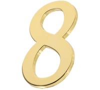 Levemolo Magnetic Mailbox Numbers Metal Mailbox Number Golden Solid Craftsmanship Creative Practical Design for Garages and Hotel Use