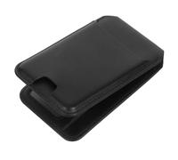 Levemolo Magnetic Phone Wallet with Adhesive Card Holder and Foldable Stand for Smartphones Black Stick-on Card Pocket for Credit Compatible with Cell Phones