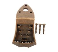 Levemolo Mandolin Metal Tailpiece Replacement Alloy Mandolin String Instrument Accessory with Rear Notch for Folk World Instruments