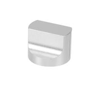 Levemolo Matte Silver Aluminum Potentiometer Knob Duckbill Grip Volume Control Cap for Tube Amplifiers Audio Systems Home Studio Replacement