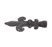 Levemolo Metal Fence Finials with Pointed Top Design Cast Iron Decorative Fence Toppers for Garden and Outdoor Railings European Style Ornamental Post Accessories