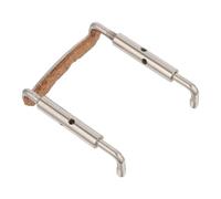 Levemolo Metal Violin Chinrest Screws for Violins Fine Threaded Replacement Screws with Integrated Design for Stable Chin Rest Professional Craftsmanship in Silver