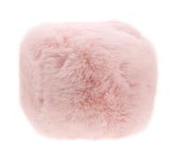 Levemolo Microphone Windshield Cover Furry Faux Fur Plush Material Pink Stylish Appearance Easy to Install Universal Fit for Indoor Outdoor Use
