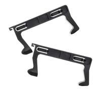 Levemolo Microwave Pp Latch Oven Replacement Door Sturdy Hook 2pcs Black Heat Resistant, Convenient Repair Accessory for Household