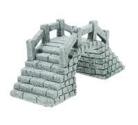 Levemolo Miniature Bridge Statue Realistic Stone Bridge Ornament for Micro Landscape Garden and Bonsai Decoration for Succulent and Moss Gardens
