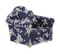 Levemolo Miniature Floral Sofa Decorative Model for Small Pets Cozy Hamster Bed Adorn for Squirrels Guinea Pigs Hedgehogs and Dollhouse Decoration Single-seat Mini Pet Sofa