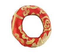 Levemolo Nepal Handmade Buddhist Singing Bowl Pad 12cm Diameter Copper Bell Base Cushion Mat for Meditation and Yoga Sound Bowls Random Color