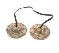 Levemolo Nepal Ring Bell Tibetan Meditation Bell Tingsha Cymbals Dingxia Music Instrument for Yoga