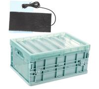 Levemolo Parrot Brooder Box Small Incubator with Heating Pad Sturdy Plastic Brooding Supplies for Young Birds and Chicks, Reusable Parrot Incubator Suitable for Hand-raising and Brooding at Home