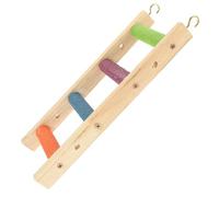 Levemolo Parrot Ladder Cage for Birds and Small Pets Easy to Install Climbing Stair Bridge for Hamsters Parakeets and Budgies Stimulates Play and Exercise