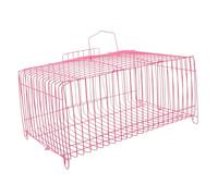 Levemolo Pet Bird Cage Portable Metal Carrier for Parrots and Animals Lightweight Outdoor Travel Cage Ample Space and Breathable Design for and Stylish Display