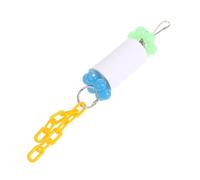 Levemolo Pet Parrot Hanging Chewing Toy Fun Paper Roll Plaything for Birds for Cage Enrichment and Exercise Random Color Design