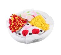 Levemolo Pet Sniff Mat Dog Slow Eating Mat Puppy Snuffle Feeder Pizza Shape Easy to Clean