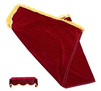 Levemolo Piano Cover Upright Piano Protector Key Keyboard Dust Cover Red Velvet