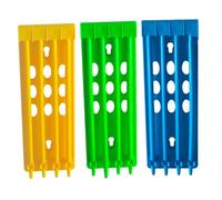 Levemolo Pigeon Ring Rack Poultry Leg Bands Organizer for Breeding and Sorting Foot Rings for Keeping Different Breeds Apart, 3Pcs