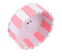 Levemolo Pink Silent Hamster Exercise Wheel for Small Pets, Plastic Running Wheel that Increases Activity Level and Relieves Boredom, Suitable for Desktop Use,